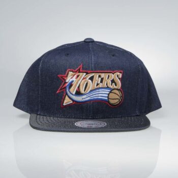 Snapback Mitchell & Ness Philadelphia 76ers denim Raw 27 Euro